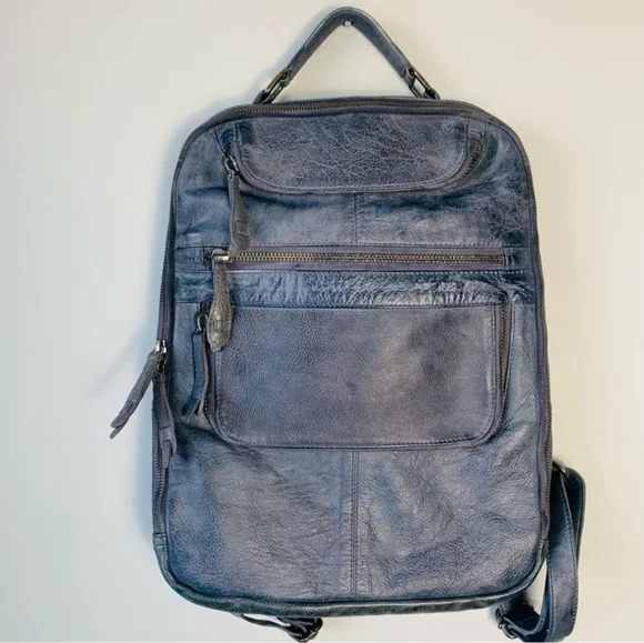East End Leather Backpack - Navy Free People Free People East End Leather Backpack in Green | Lyst main image 2